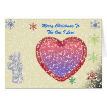 Merry ChristmasMe To You - Optional Snow Cards