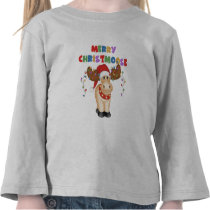 Merry Christmoose Christmas Tee Shirt