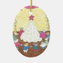Merry Christmouse Christmas ornaments