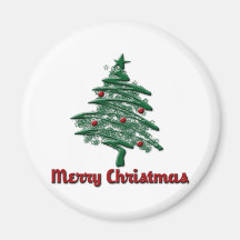 Merry Chrsitmas Refrigerator Magnet