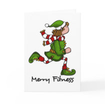 merry fitness greeting cards