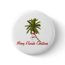 Merry Florida Christmas Buttons