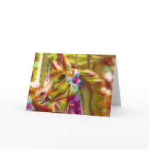 Merry-go-round Horse Cards