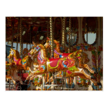 Merry-go-round Horses Postcards
