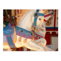 Merry-Go-Round Postcard