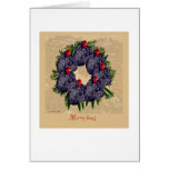 merry hens greeting card