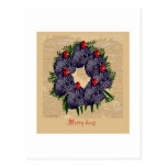 merry hens wreath gifts post cards