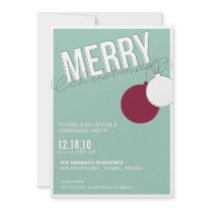 Merry Holiday Party Invitation Template