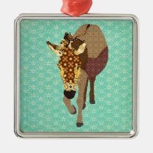 Merry Moses Turqoise Ornament