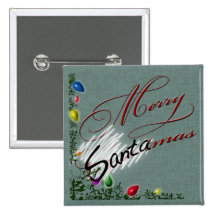 "Merry SANTAmas" button