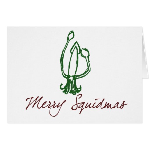 Merry Squidmas Card