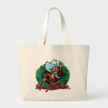 Merry Texmas Canvas Bags
