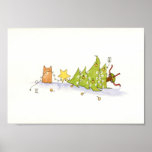 Merry Toy Tree Print