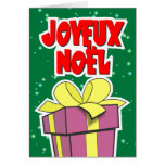 Merry Xmas gift - french Greeting Cards
