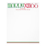 Merry X'mas green Letterhead