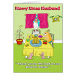 Merry Xmas husband Greeting Card
