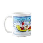 merry xmas mum santa, coffee mug