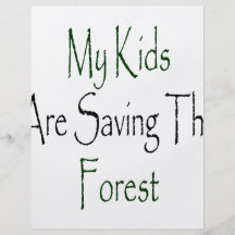 Mes enfants sauvent la forêt prospectus en couleur