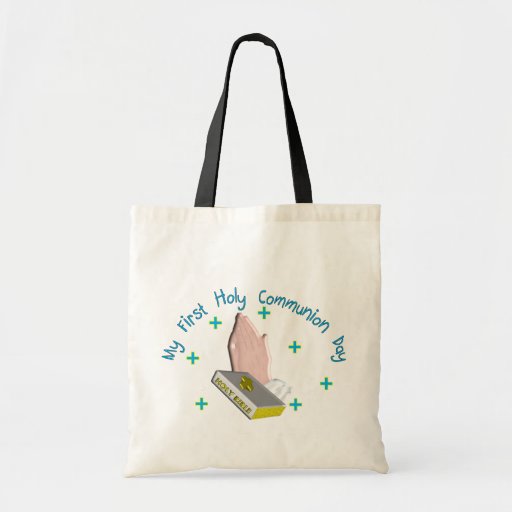 Mes premiers cadeaux saints de jour de Commmunion Sac De Toile