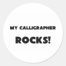 MES ROCHES de calligraphe ! Autocollants