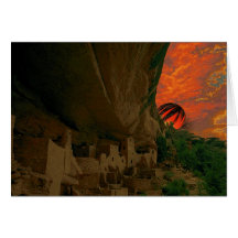 Mesa Verde Moon Rise Card