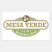 Mesa Verde National Park Rectangle Sticker