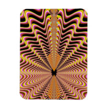 Mesmerizing Web Fractal Flexible Magnet