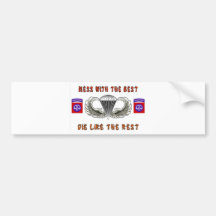 MESS WITH THE BEST BUMPER STICKERS