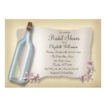 Message des invitations nuptiales d'une douche de 