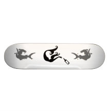 MESSAGE IN A BOTTLE! CUSTOM SKATEBOARD