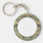 Message on Camo Key Chains