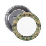 Message on Camo Pinback Buttons
