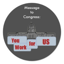 Message to Congress Stickers