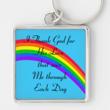 Message to God Keychain