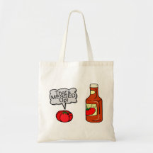Messed Up Ketchup Canvas Bag