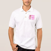 Messed With Wrong Girl Cartoon Breast Cancer Tee Shirt