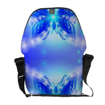 Messenger Bag Butterfly Abstract