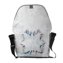 Messenger Bag Butterfly Abstract