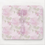 Messianic Seal Floral Mousepad