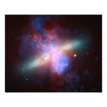 Messier 82 NGC 3034 Cigar Galaxy M82 Composite Photograph