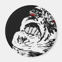 Meta Rage Face Fridge Magnet