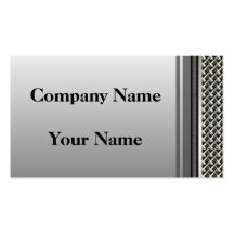 Metal Border Business Cards