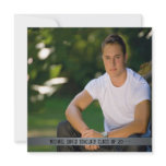 Metal Boys Photo Graduation Announcement