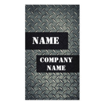Metal card modèle de carte de visite