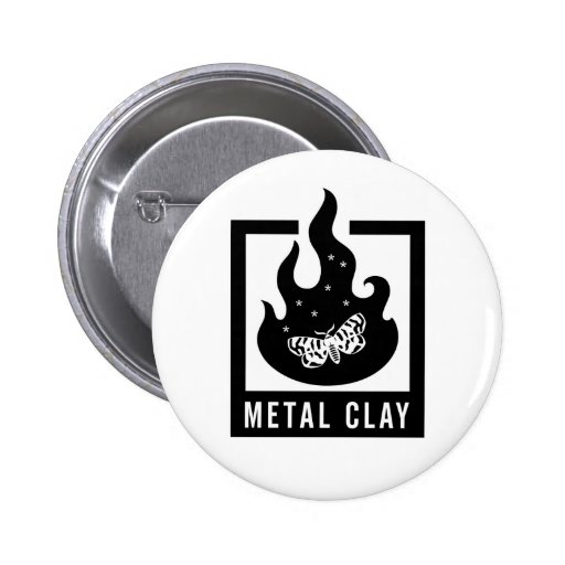 Metal Clay Button