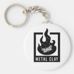 Metal Clay Keychain