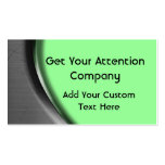 Metal Curve Business Cards