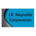 Metal Curve Business Cards