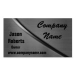 Metal Curve Business Cards