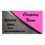 Metal Curve Business Cards